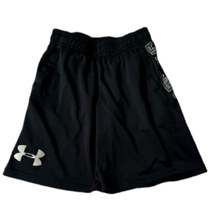 Under Armour Youth Boy XS Black White Activewear Athletic Drifit Shorts